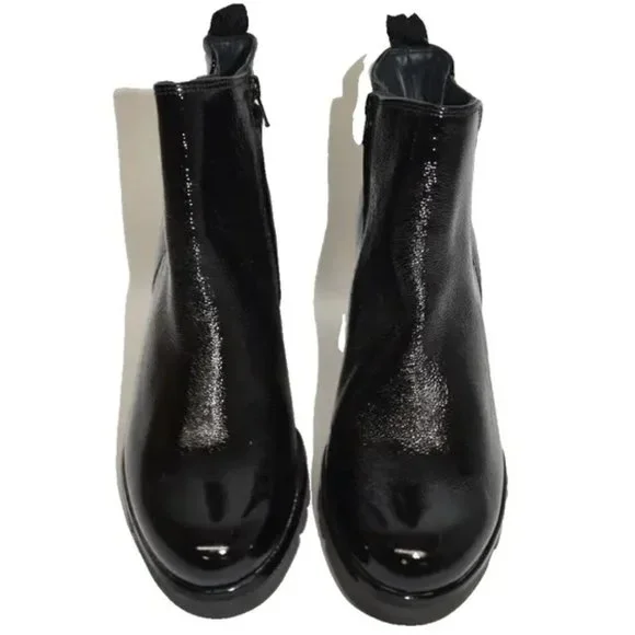 NWT$530 Paul Green New York Lug Sole Boot BLACK PLATFORM 6.5 AU 9 US (TD4) - Picture 3 of 8